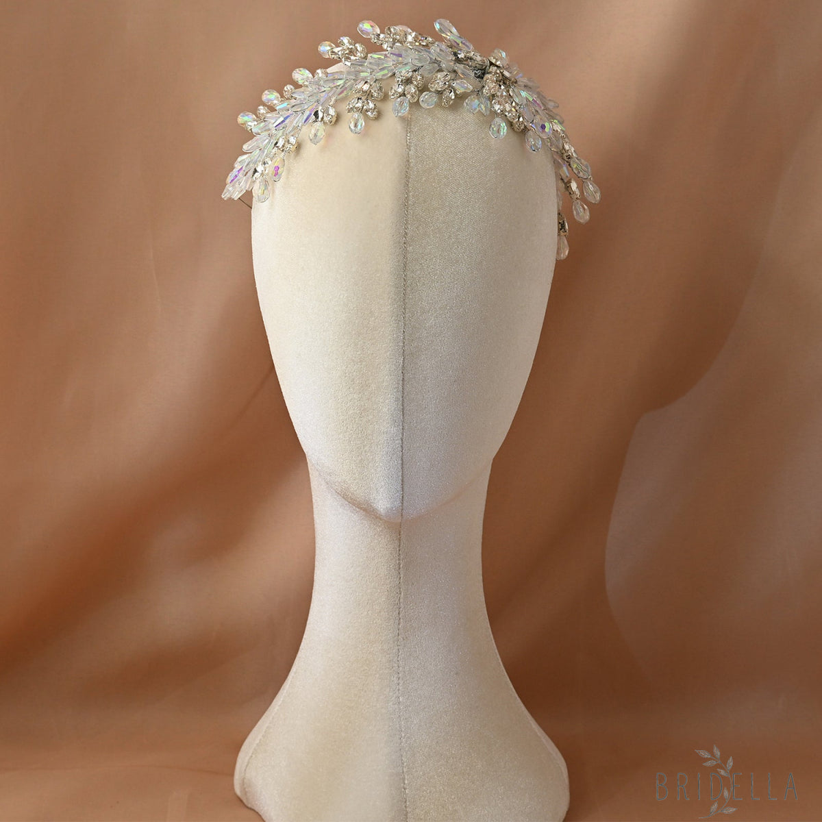 Silver Rhinestone Crystal Bridal Headband Hairpiece - Bridella BHP539-S - Silvery - HEADWEAR