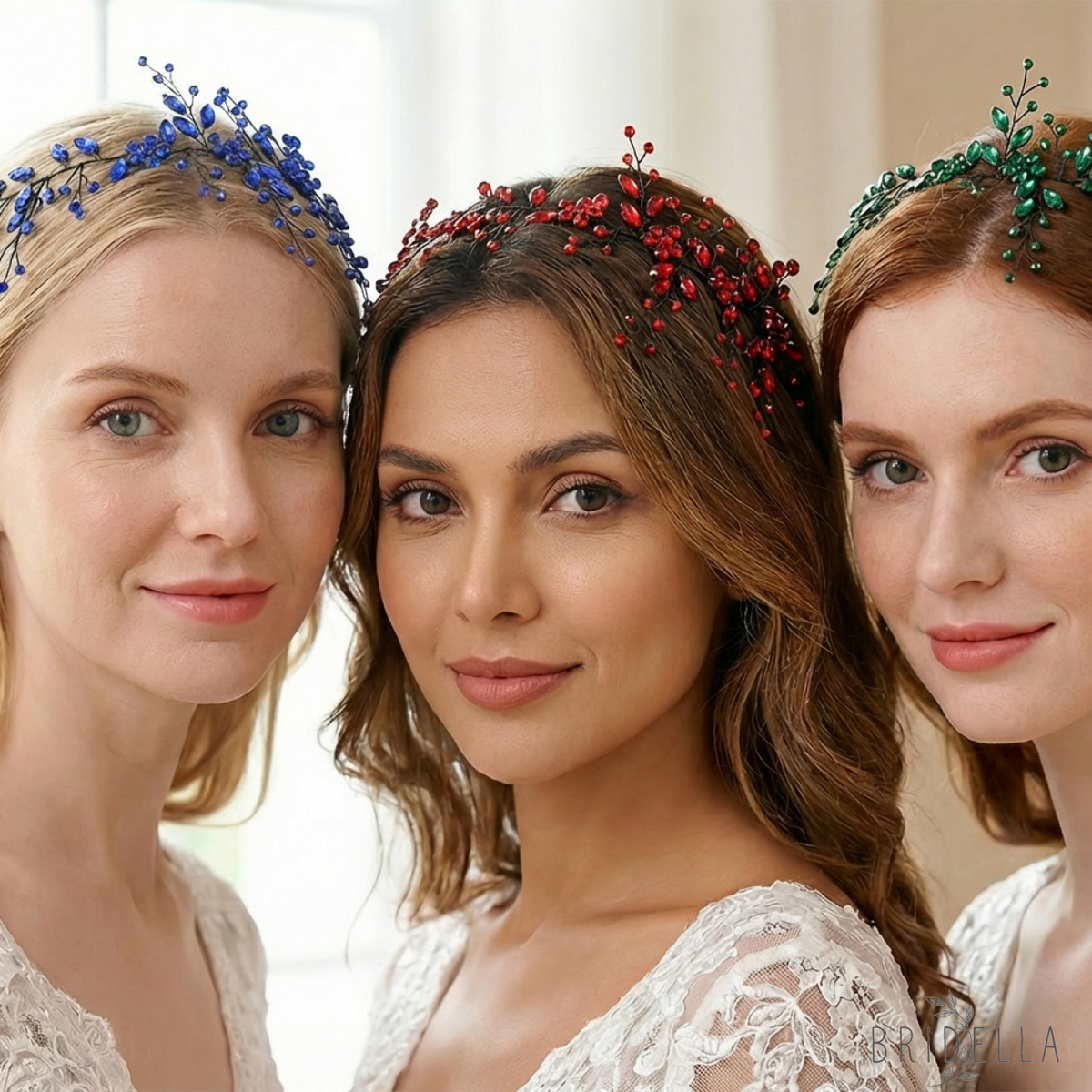 Silver Rhinestone Crystal Bridal Headband Wedding Hairpiece - Bridella BHP65-S - HEADWEAR