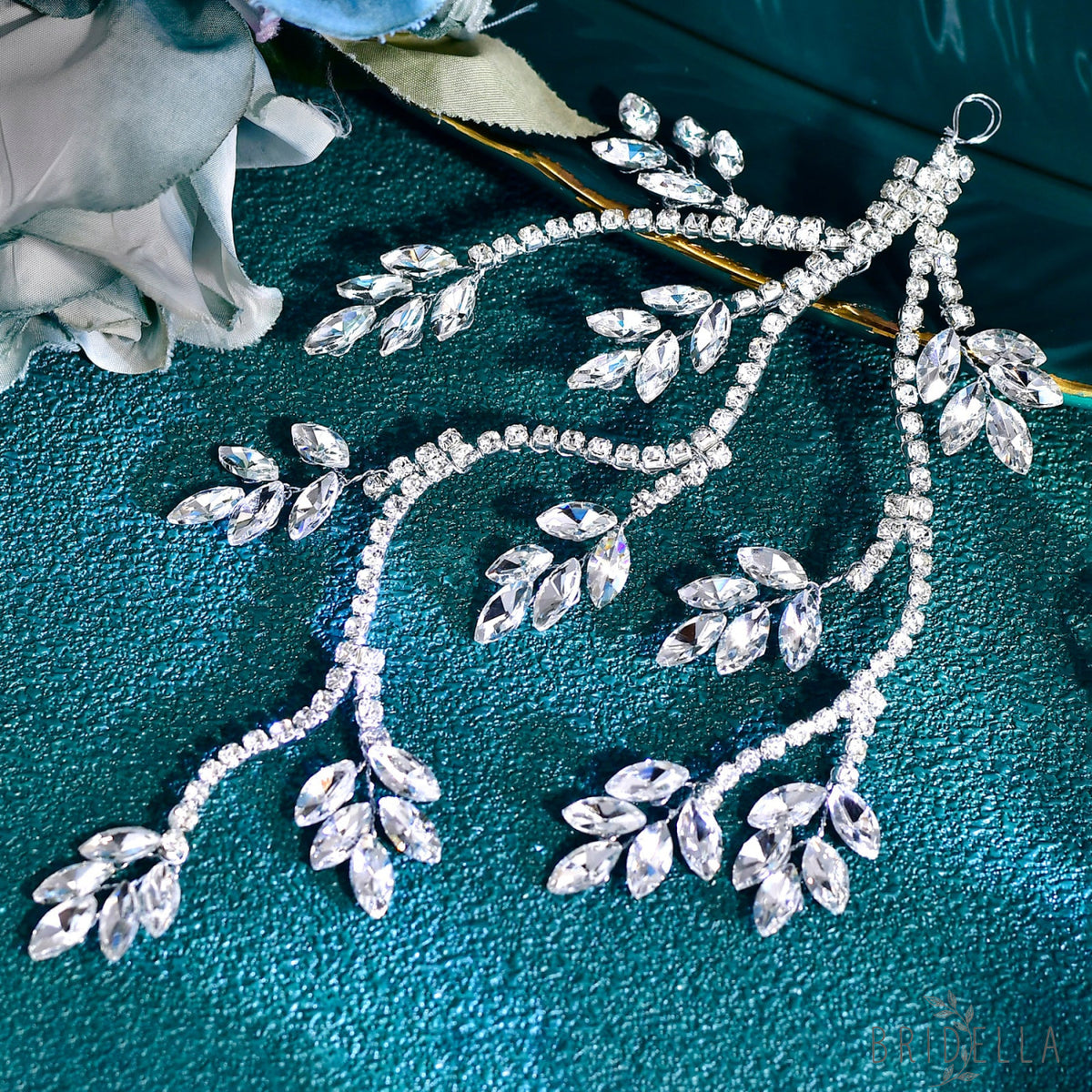 BHP798-S silver rhinestone tiara