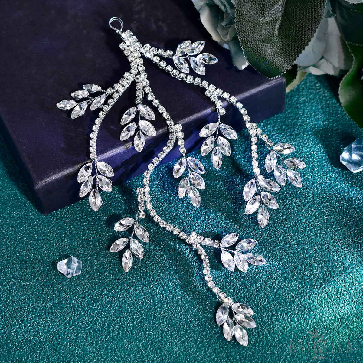 BHP798-S silver rhinestone tiara