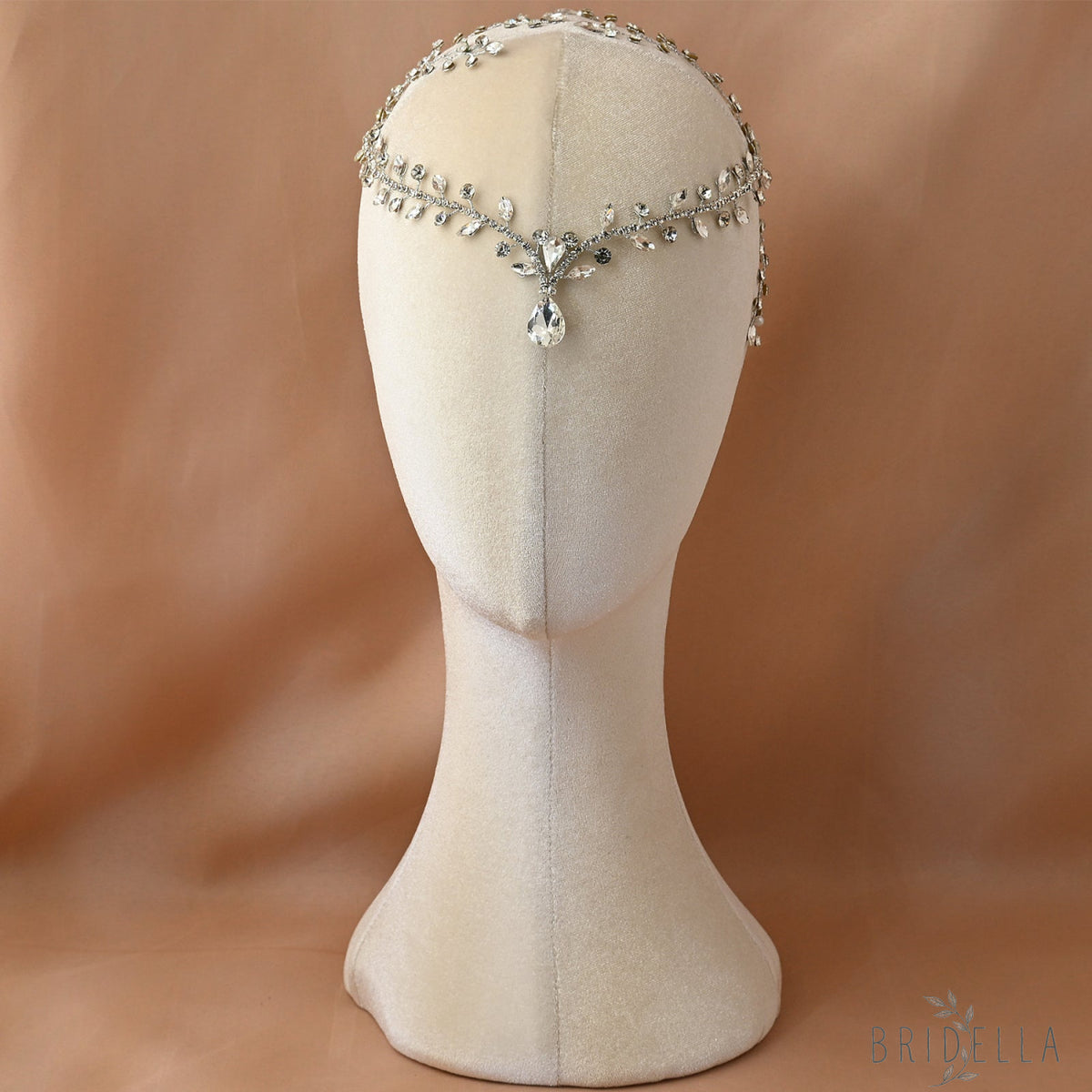 Silver Rhinestone Pearl Bridal Tiara Crown - Bridella BHP466-S - Silvery - HEADWEAR